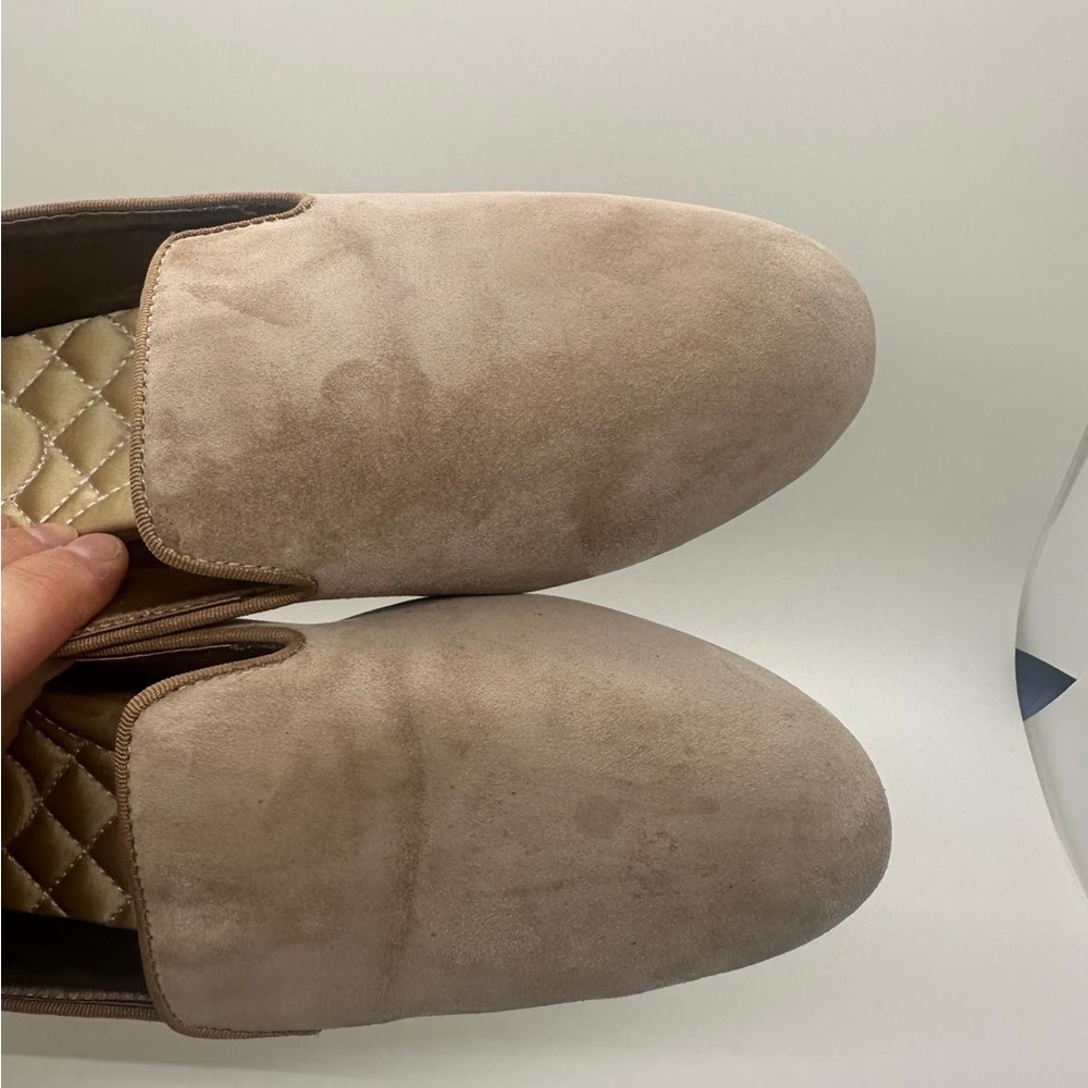 Birdies The Starling Latte Suede Slip on Flats Size 7.5 - Picture 9 of 13